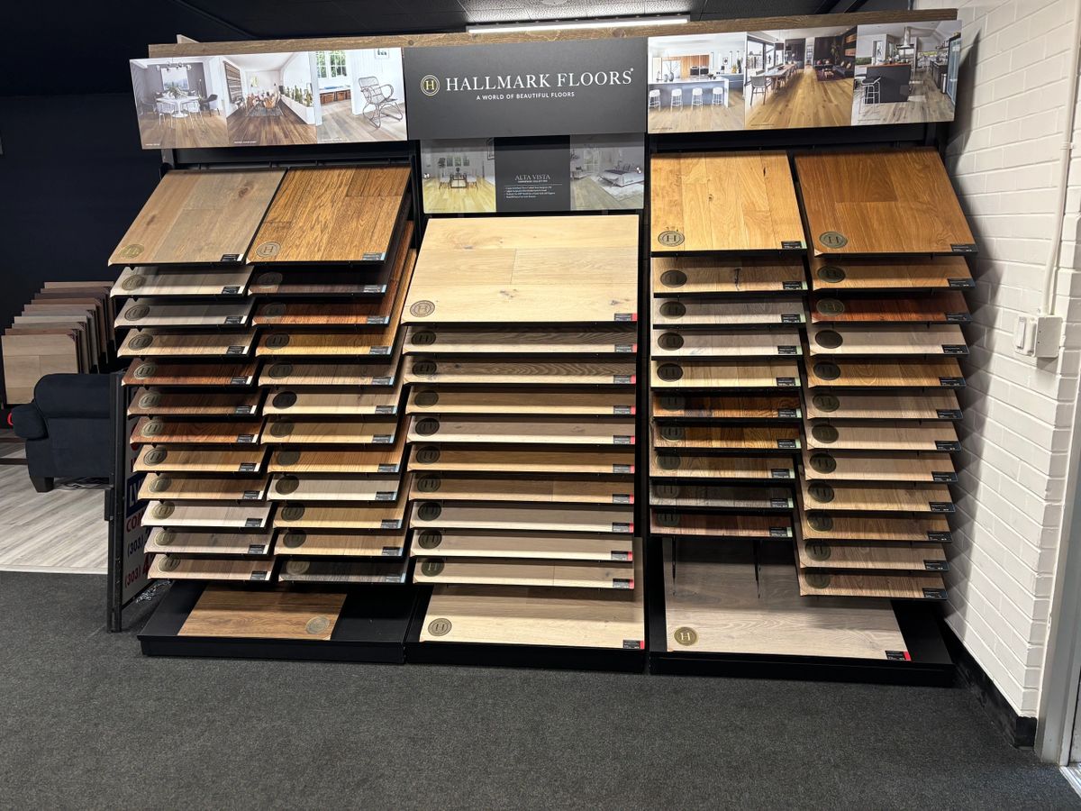 Custom flooring installation example